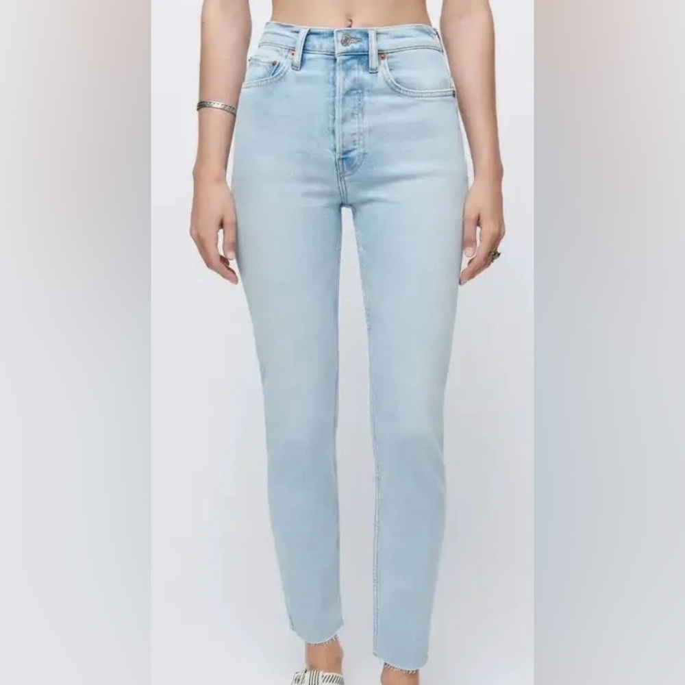 90’s high rise ankle crop